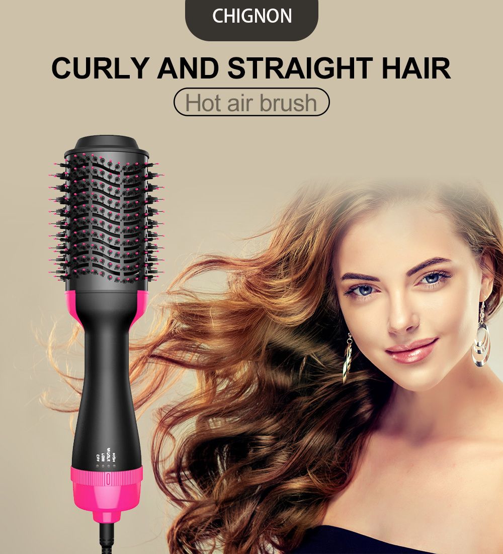 Hot Air Brush – 4-in-1 Hair Dryer & Styler