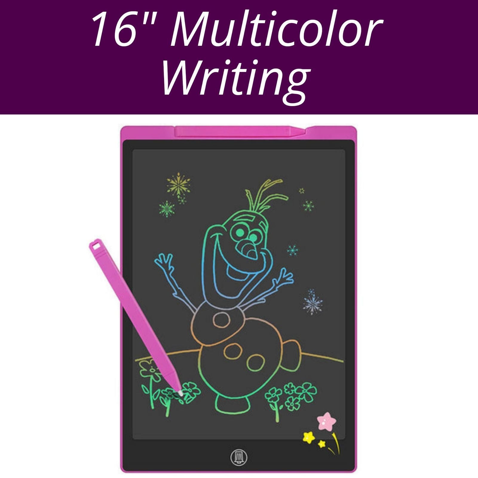 16-Inch LCD Writing Tablet – Multi-Color Drawing Pad