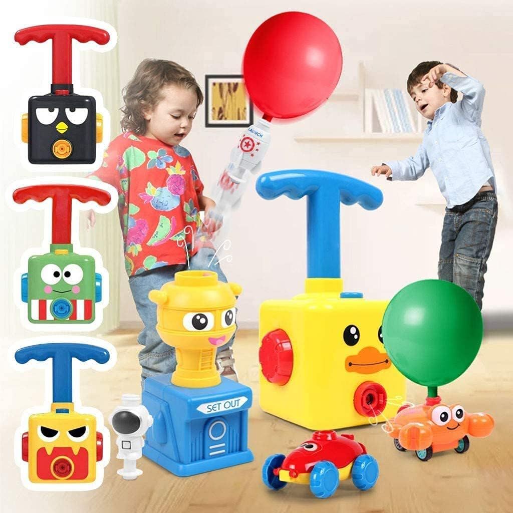 Car Balloon Air Power Toy – Balloon Launch Tower for Kids