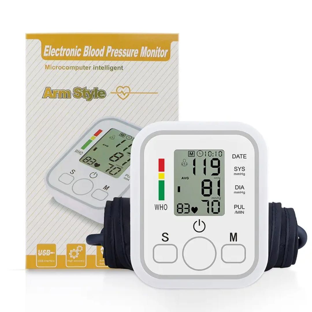 Digital Blood Pressure Monitor – Automatic Upper Arm BP Machine