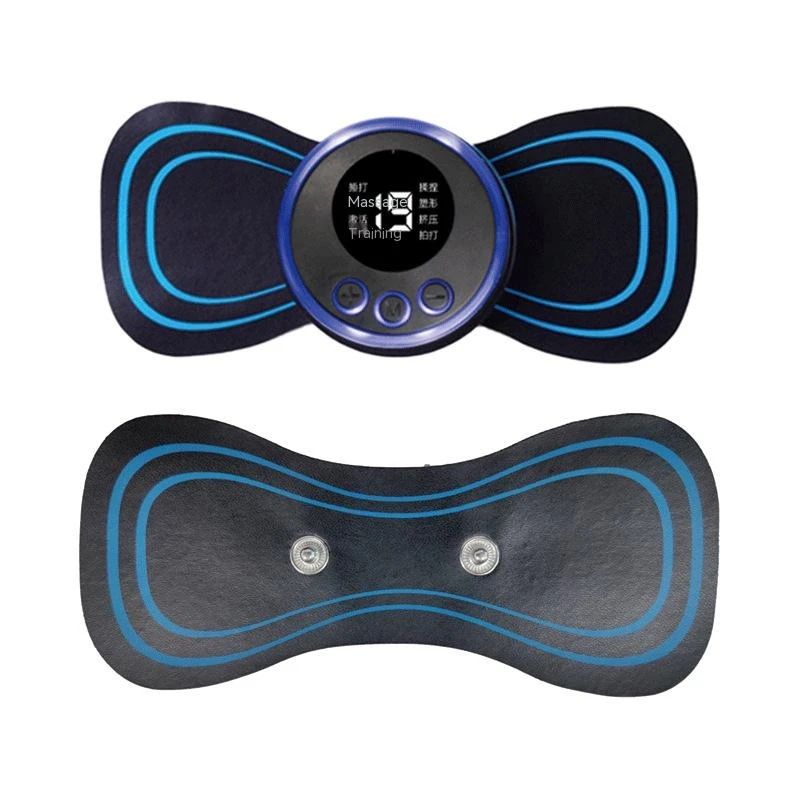 EMS Mini Electric Neck & Back Massager – Pain Relief Therapy