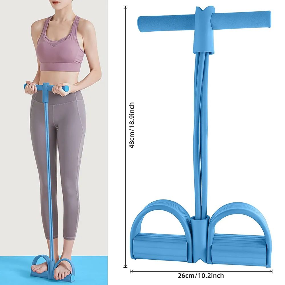 Pedal Resistance Band – Tummy Trimmer & Yoga Pull Rope