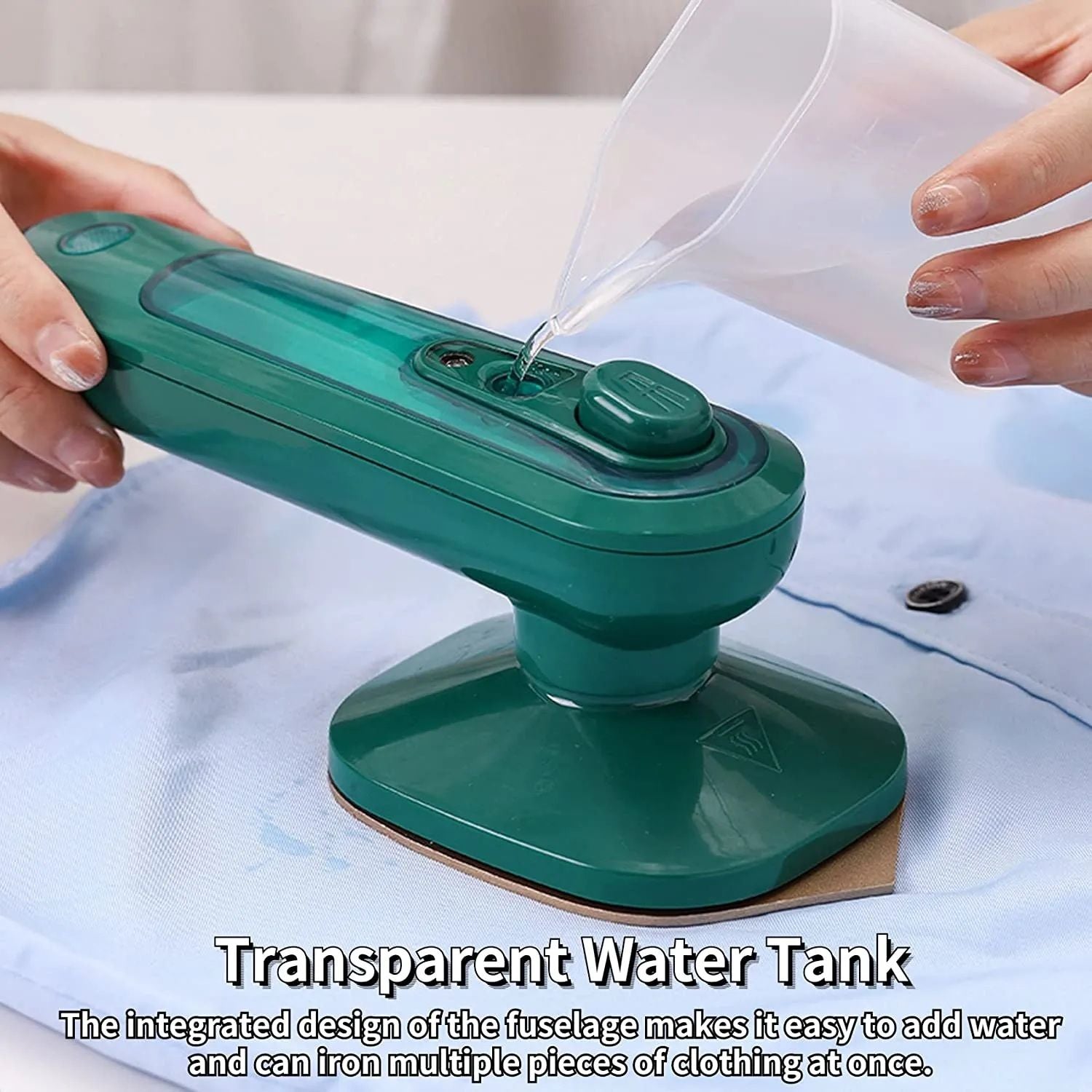 Portable Mini Electric Steam Iron – Handheld Garment Steamer for Clothes